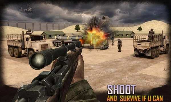 Lone Sniper Army Shooter screenshot 14