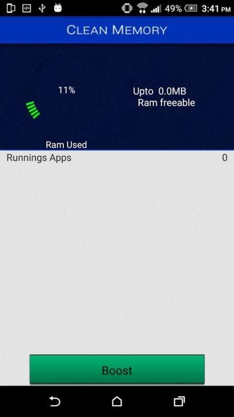 Clean Memory (RAM Booster) скриншот 1
