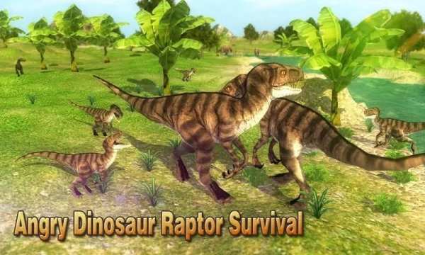 Angry Dinosaur Raptor Survival screenshot 2