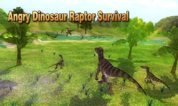 Angry Dinosaur Raptor Survival 3 تصوير الشاشة