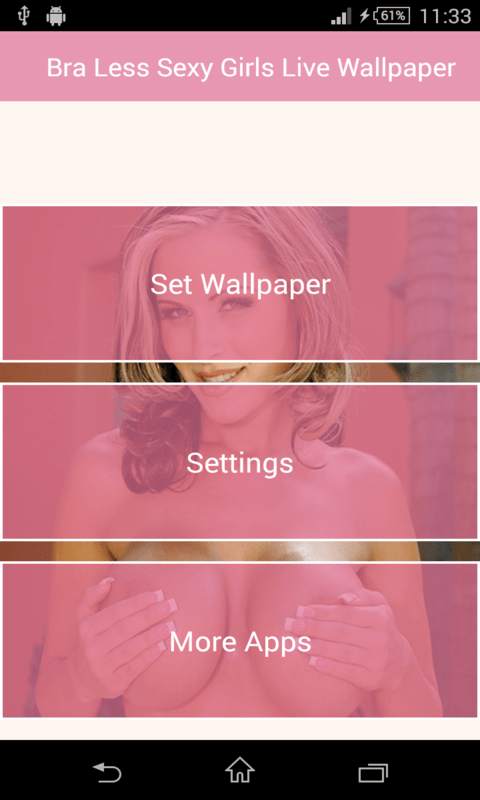 Bra Less Sexy Girls LWP screenshot 3