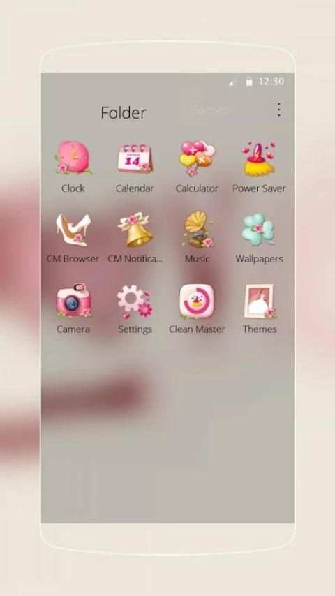 Tema Sweet Love Jantung screenshot 1