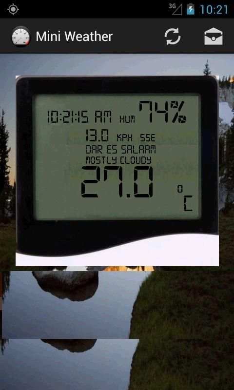 Mini Weather स्क्रीनशॉट 1