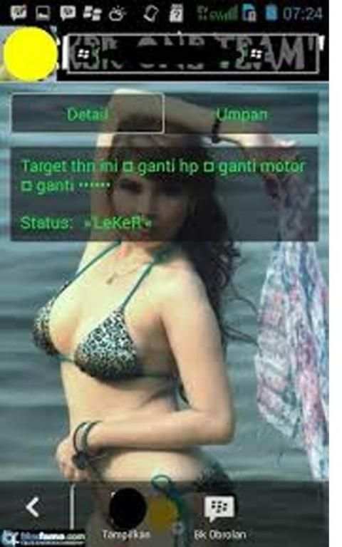 Tema bbm transparant 4 تصوير الشاشة