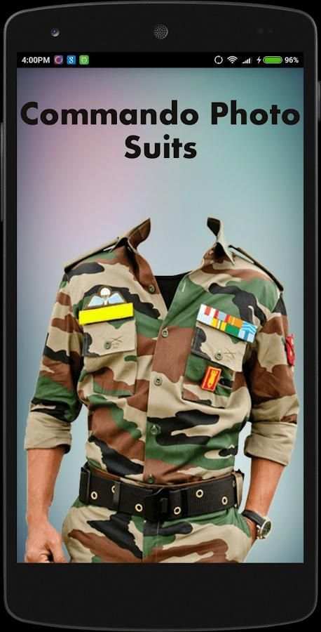 Setelan Commando Foto screenshot 5