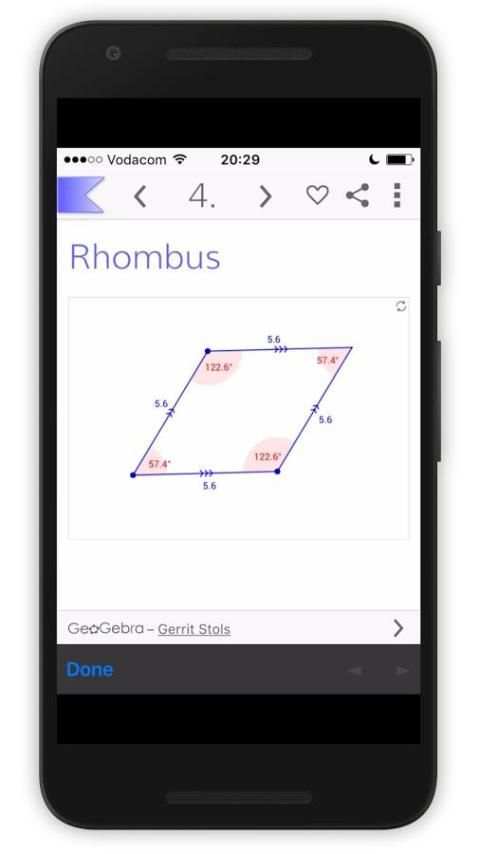 GeoGebra School Math Applets 2 تصوير الشاشة