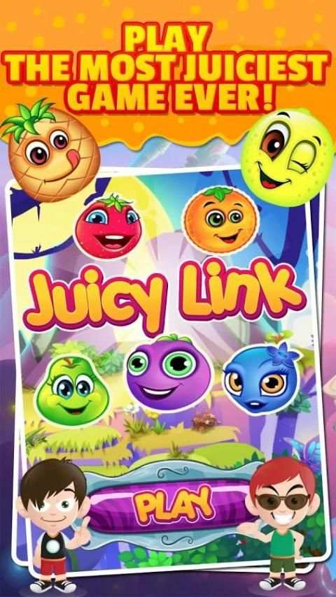 Juicy Link- Fruit Juice Splash स्क्रीनशॉट 1
