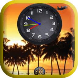 Beachsunrise Clock LiveWP