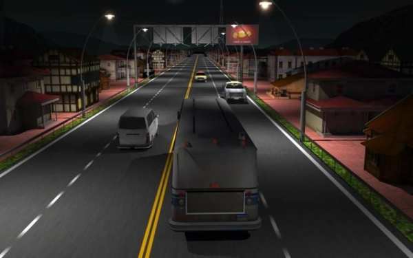 Bus Lalu Lintas racer - Racing screenshot 2
