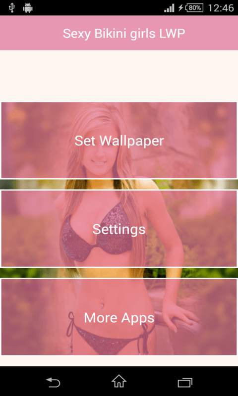 Sexy Bikini Girls LWP screenshot 3