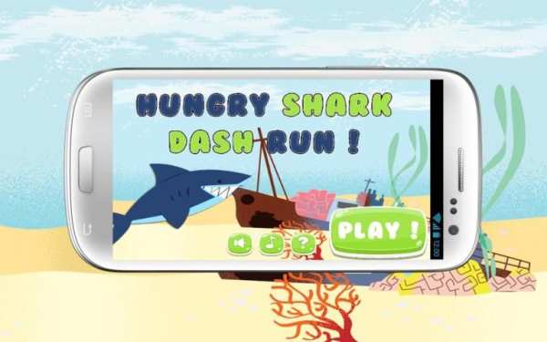 Hungry Shark Dash Run скриншот 4