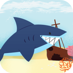 Hungry Shark Dash Run أيقونة