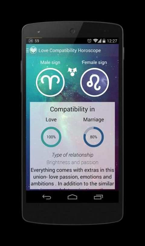 Love Horoscope 2016 screenshot 1
