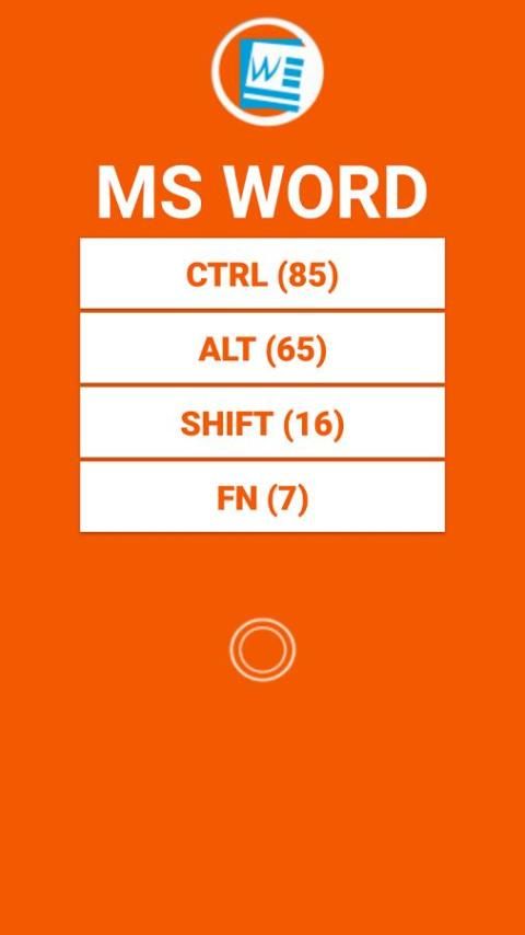 MS WORD KEYS screenshot 5