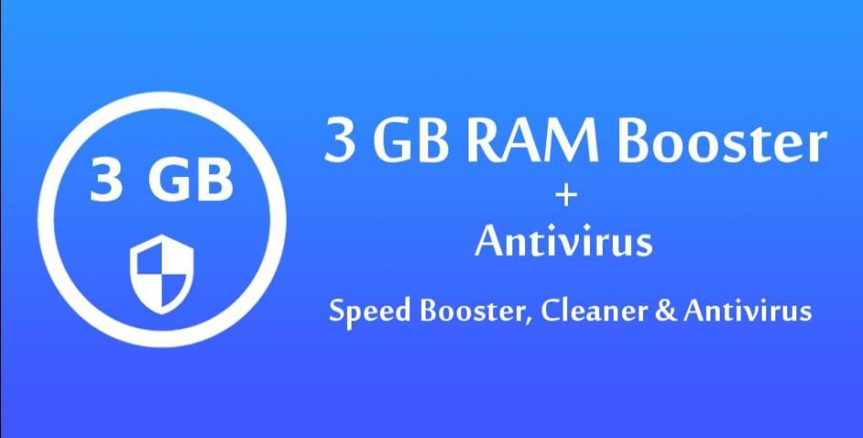 3 GB RAM Booster + Antivirus screenshot 1