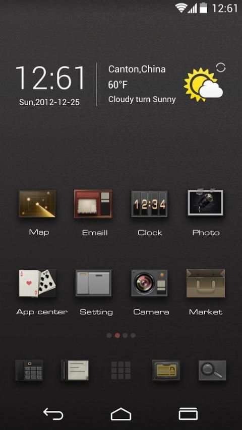 ModernRetro GO Launcher Theme screenshot 2