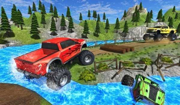 Monster Truck Driver 3D 3 تصوير الشاشة