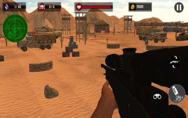 Desert Sniper Shooting: 3D screenshot 3