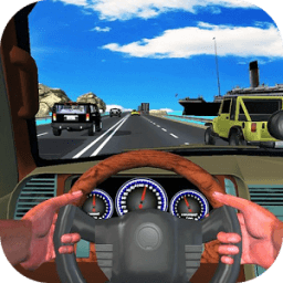 Speed Traffic Driving In Car icon