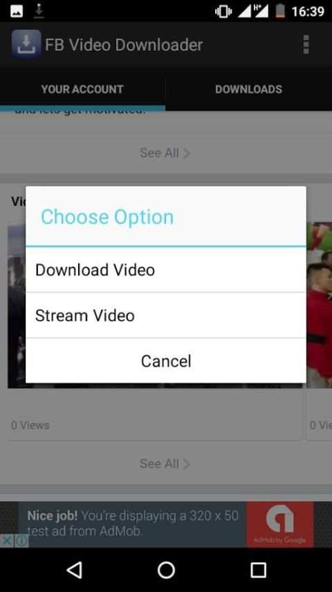 Best fb Video Downloader Pro screenshot 1