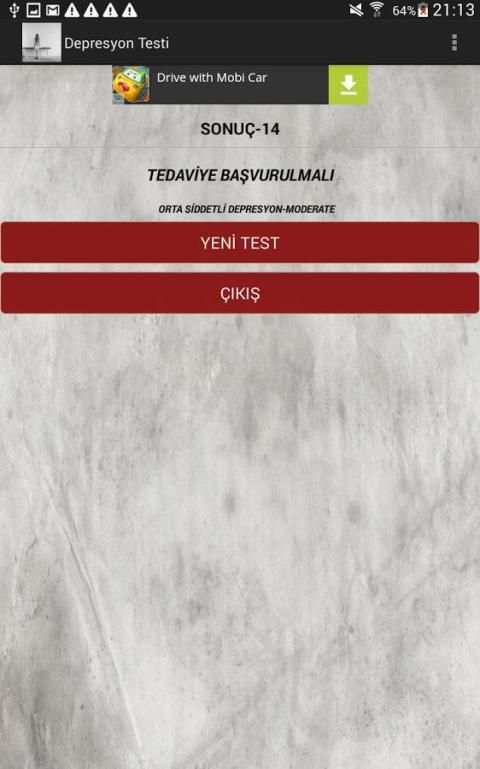 Depresyon Testi screenshot 3