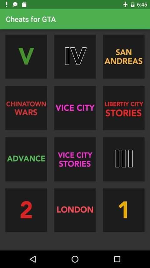 Cheats for GTA (2016) स्क्रीनशॉट 4