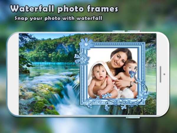 Waterfall Photo Frames New स्क्रीनशॉट 1