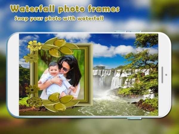 Waterfall Photo Frames New स्क्रीनशॉट 2
