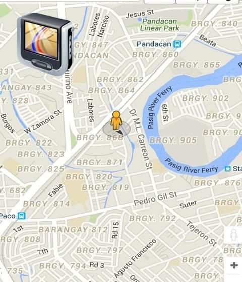GPS Maps Street View 1 تصوير الشاشة