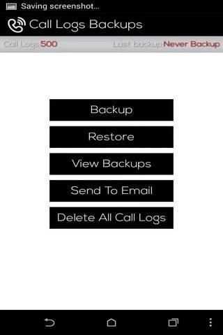 Backup and restore скриншот 1