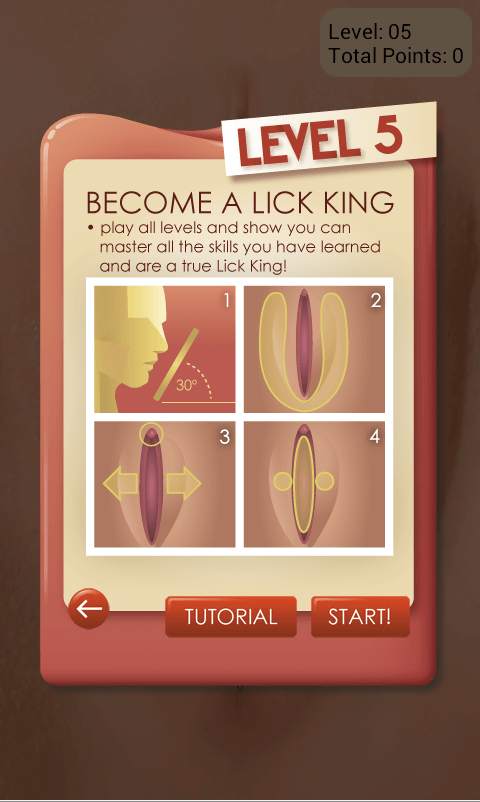 Lick King App screenshot 2