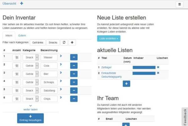 Planer screenshot 2