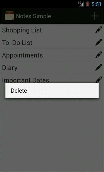Notes Simple NotePad Free скриншот 1