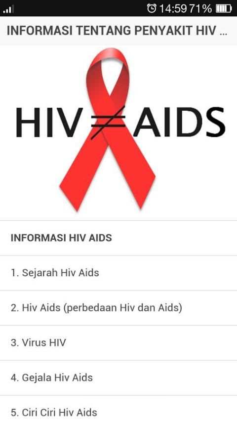 Penyakit HIV AIDS 6 تصوير الشاشة