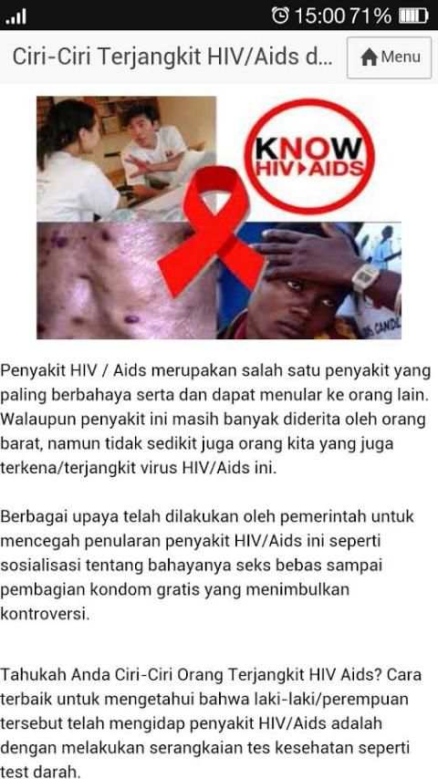Penyakit HIV AIDS 3 تصوير الشاشة