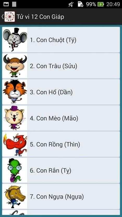 Tử vi 2016 - tu vi tron doi screenshot 1
