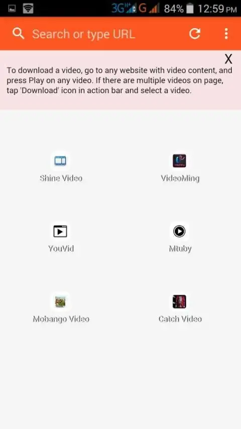3g speed Video Browser screenshot 3