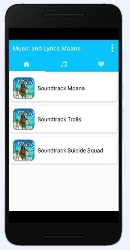 Music & Lyrics for Moana OST 4 تصوير الشاشة