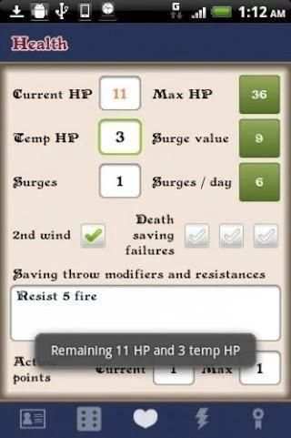 D&D 4 Android скриншот 2