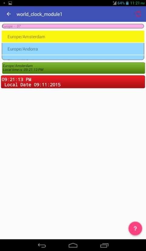 World Time Clock स्क्रीनशॉट 4