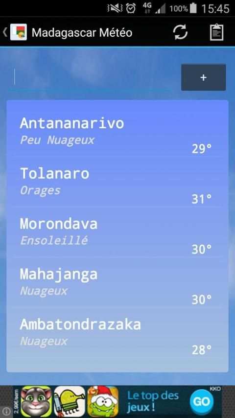 Madagascar Météo 3 تصوير الشاشة