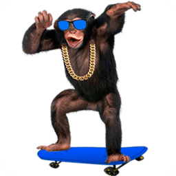 रियल बात कर बंदर आइकन