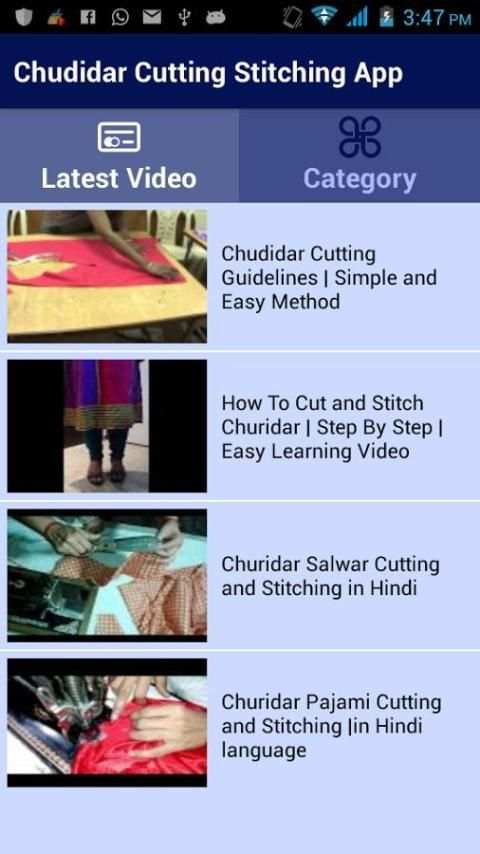 Chudidar Cutting Stitching App 2 تصوير الشاشة