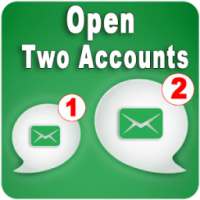 Open 2 Accounts prank on 9Apps