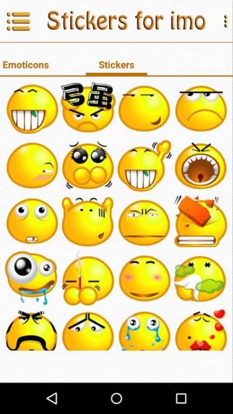 Stickers for imo screenshot 1