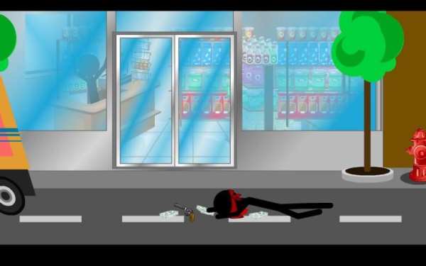 Stickman Robbery Shop screenshot 1