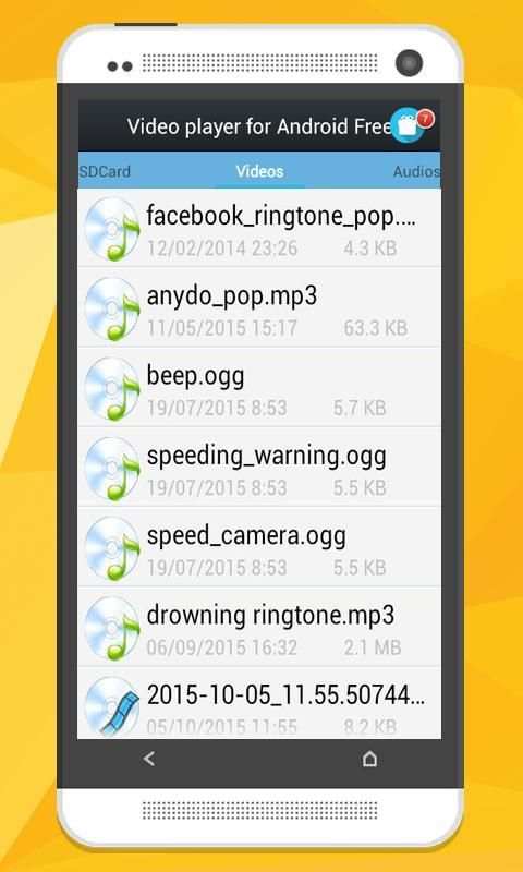 Video player for Android Free скриншот 3