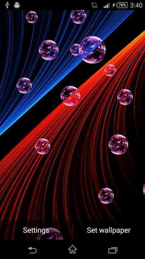Z3 Live Wallpaper स्क्रीनशॉट 4