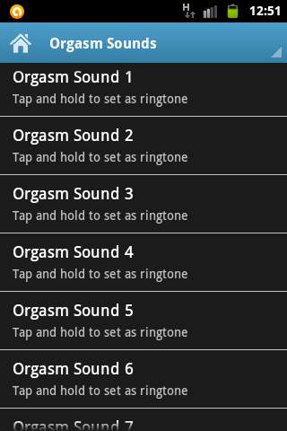 Female Orgasm Ringtones screenshot 1