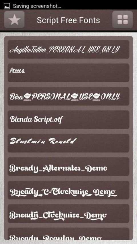 Script Font Style скриншот 5